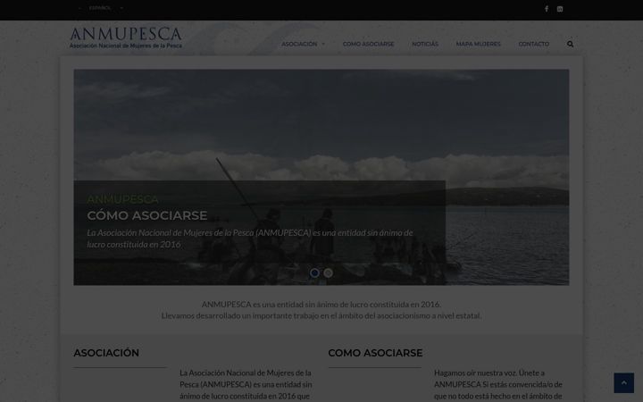 Screenshot of anmupesca.org