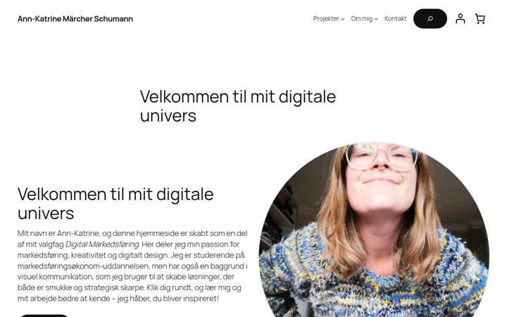 Screenshot of ann-katrine.dk