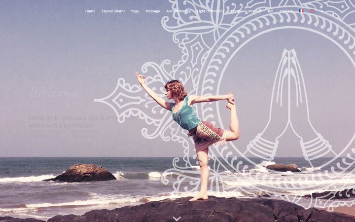Screenshot stránky ann-mariemassageyoga.ca