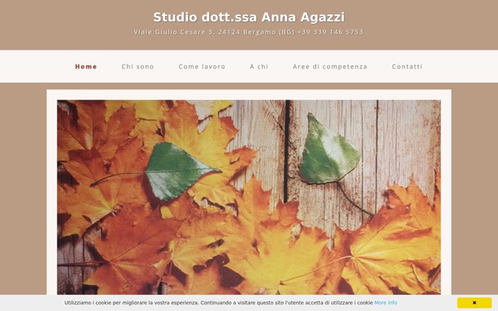 Screenshot of anna-agazzi.it