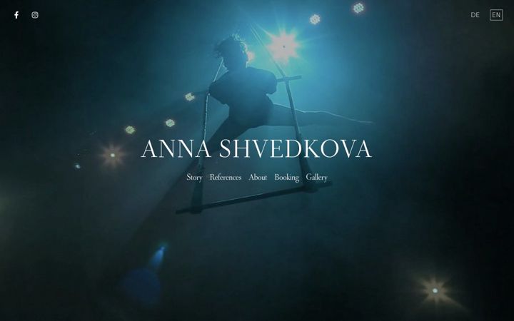 Screenshot of anna-artist.com