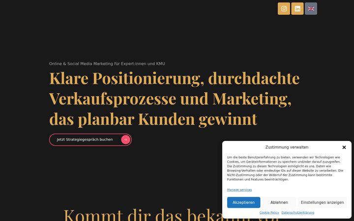 Screenshot of anna-businesscoach.com