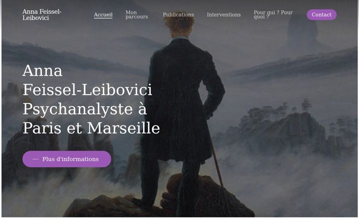 Screenshot of anna-feissel-leibovici.fr