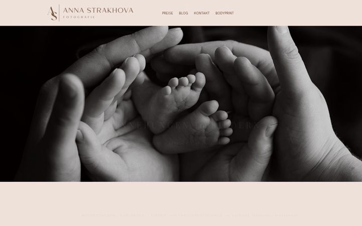 Screenshot of anna-fotografie.com
