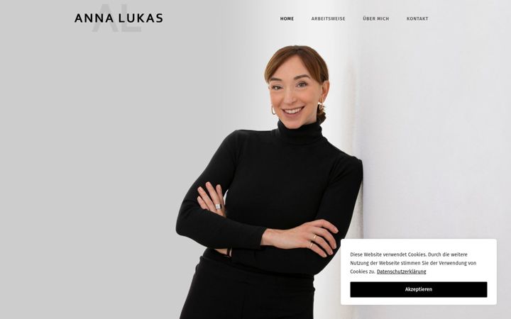 Screenshot of anna-lukas.com