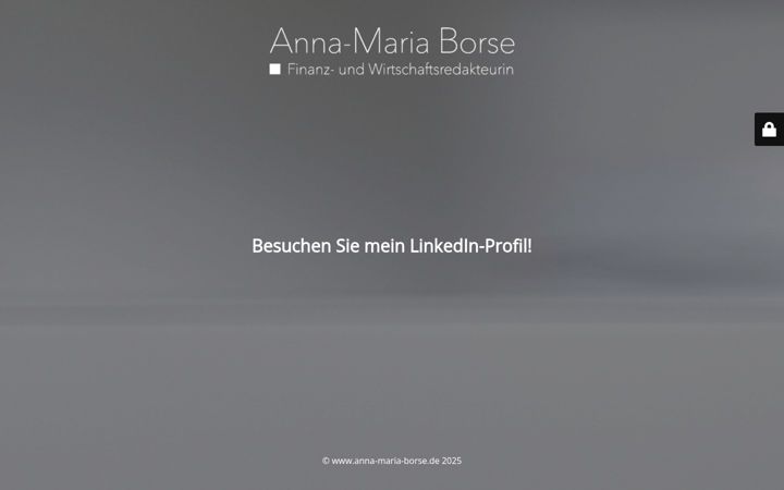 Screenshot of anna-maria-borse.de