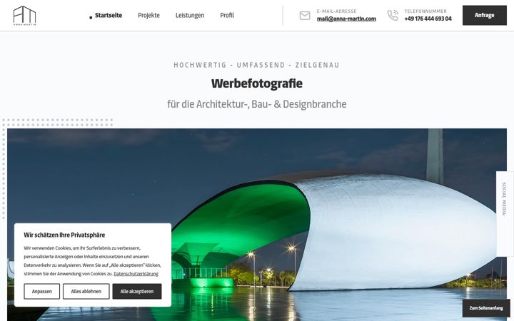 Screenshot of anna-martin.com