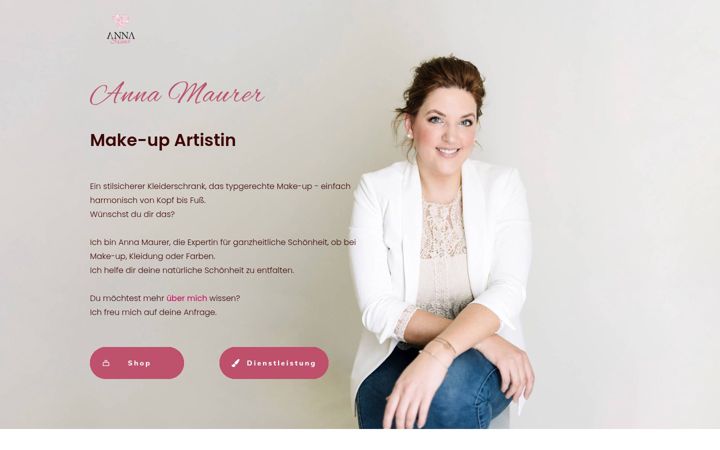 Snímek obrazovky anna-maurer.com