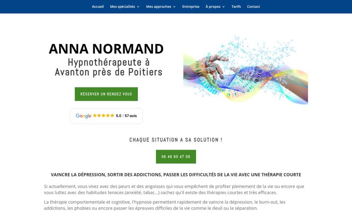 Zrzut ekranu anna-normand.fr