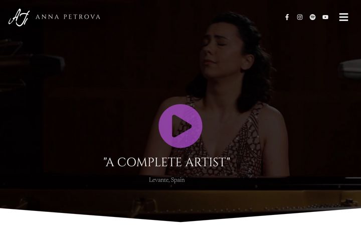 Screenshot of anna-petrova.com