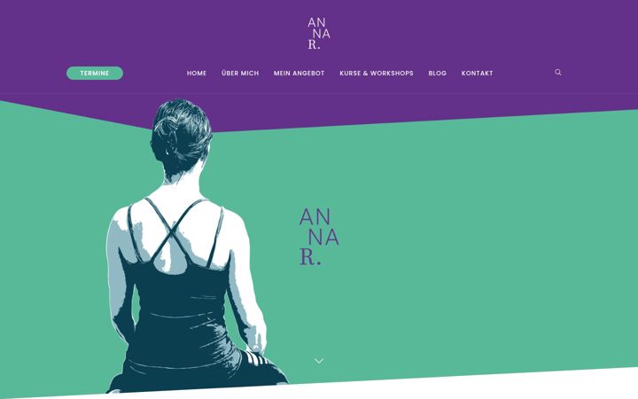 Screenshot of anna-ramert.at