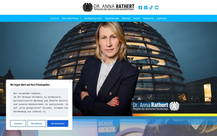 Skærmbillede af anna-rathert.de