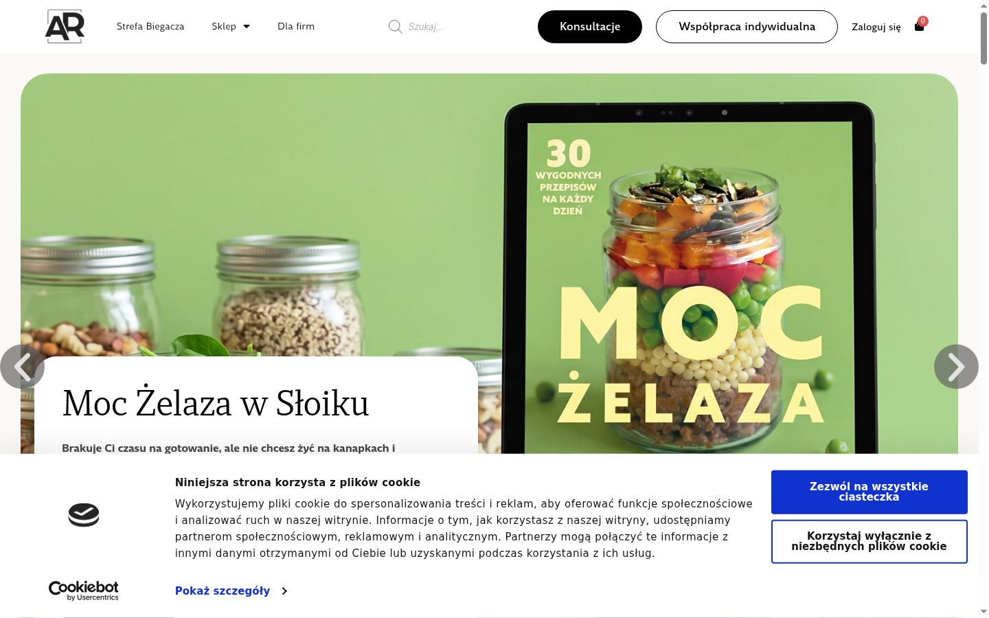 Snímek obrazovky baneru souhlasu zobrazeného před jakoukoli interakcí