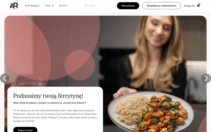 Screenshot of anna-regula.pl