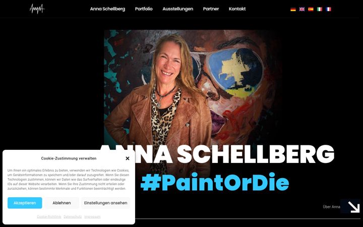 Skærmbillede af anna-schellberg.com