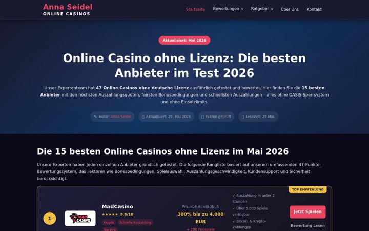 Screenshot of anna-seidel.com