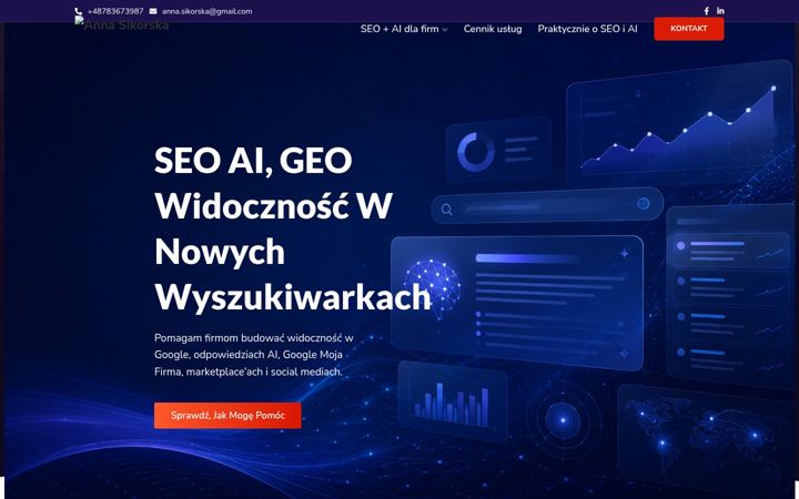 Screenshot of anna-sikorska.pl