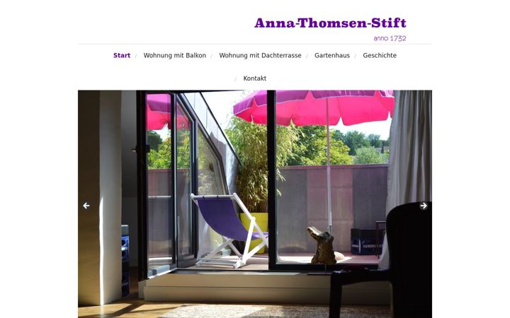 Ekrānuzņēmums no anna-thomsen-stift.de