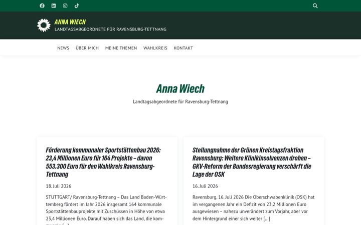 Screenshot of anna-wiech.de