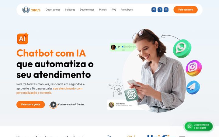 Screenshot of anna.center