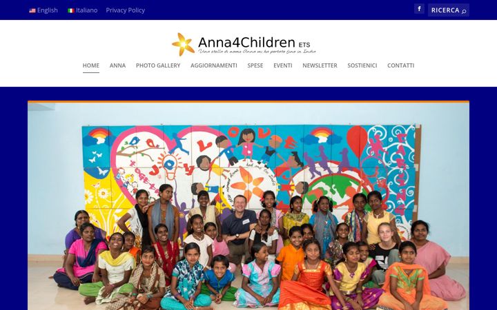 Snímek obrazovky anna4children.org