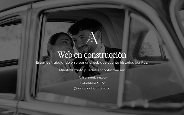 Screenshot of annaalcina.com