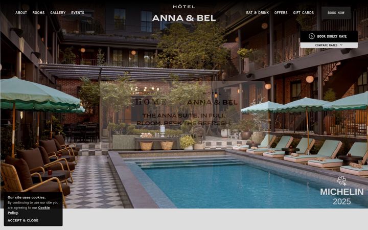 Screenshot von annaandbel.com