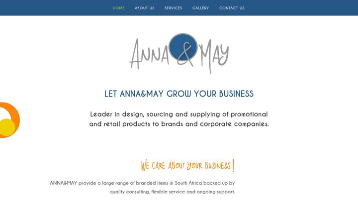 Ekrano kopija annaandmay.co.za