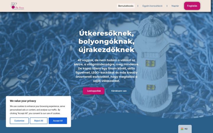 Screenshot von annaats.com