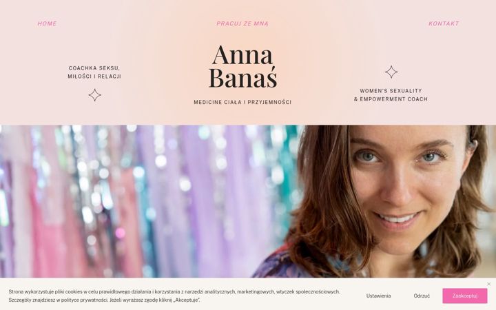 Screenshot von annabanas.com