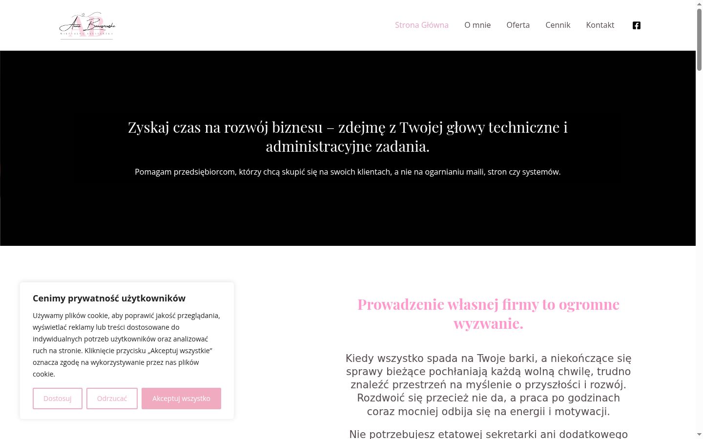 Screenshot tal-banner tal-kunsens muri qabel kwalunkwe interazzjoni