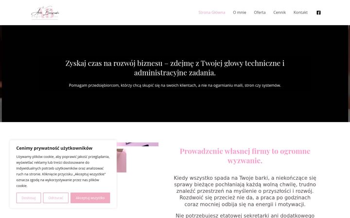 Screenshot di annabanaszewska.pl
