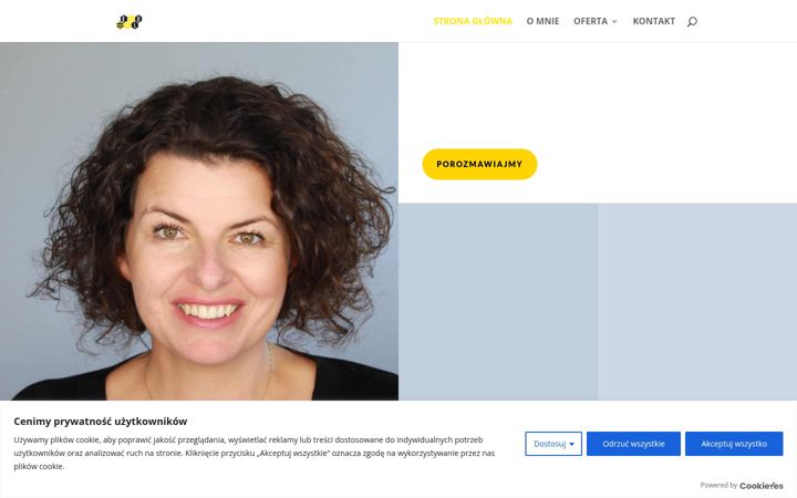 Screenshot di annabasinska.pl