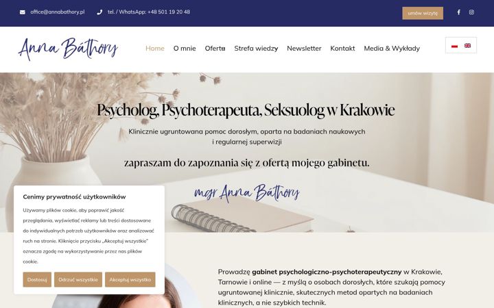 Screenshot di annabathory.pl
