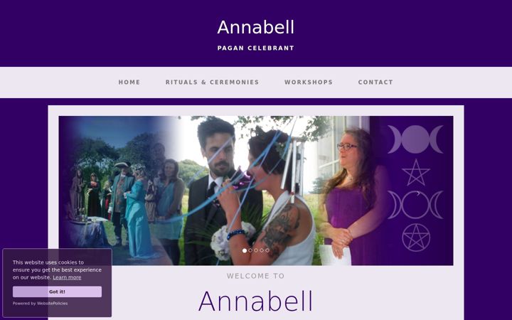 Screenshot of annabell.me.uk