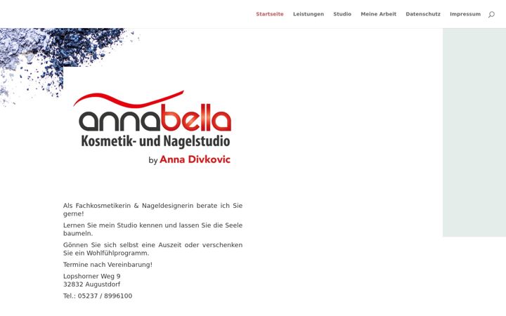 Snimka zaslona za annabella-kosmetikstudio.de