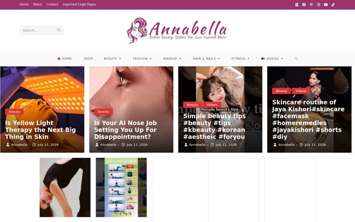Ekrānuzņēmums no annabella.com.de