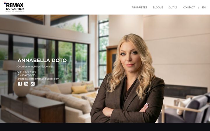 Screenshot of annabelladoto.com
