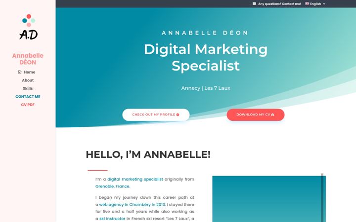 Zrzut ekranu annabelle-deon.fr
