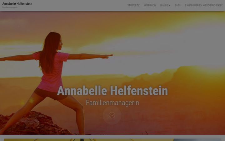 Captură de ecran a annabellehelfenstein.ch