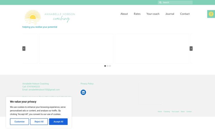 Screenshot του annabellehobsoncoaching.co.uk