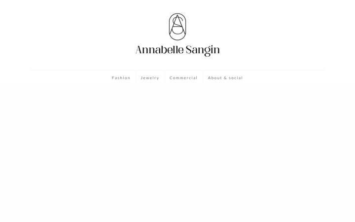 Screenshot of annabellesangin.com