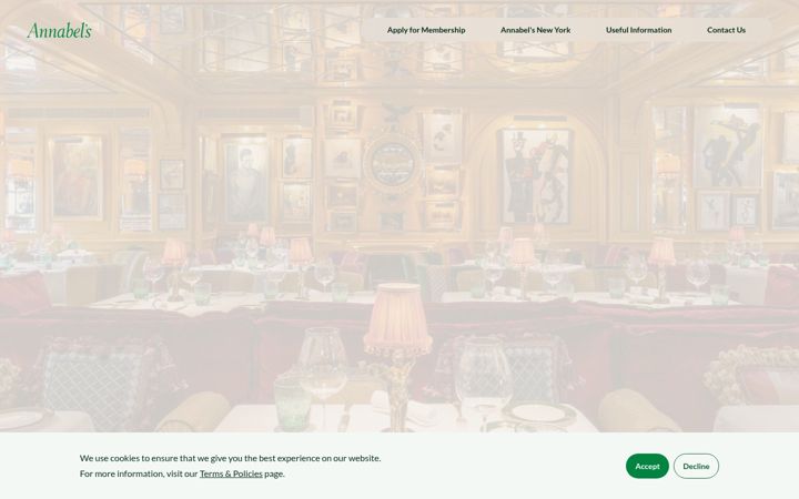 Screenshot of annabels.co.uk