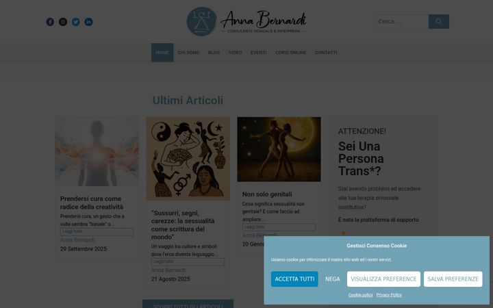 Screenshot of annabernardi.it