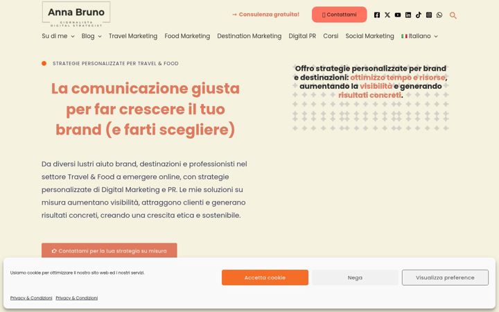 Screenshot of annabruno.it