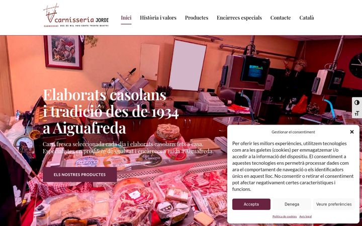 Screenshot of annacanjordi.com