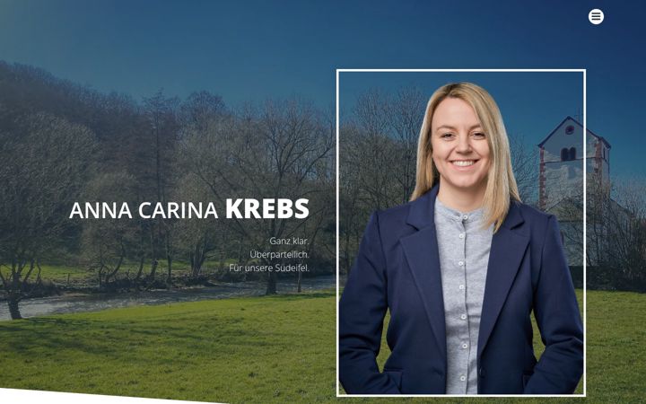 Screenshot of annacarinakrebs.de