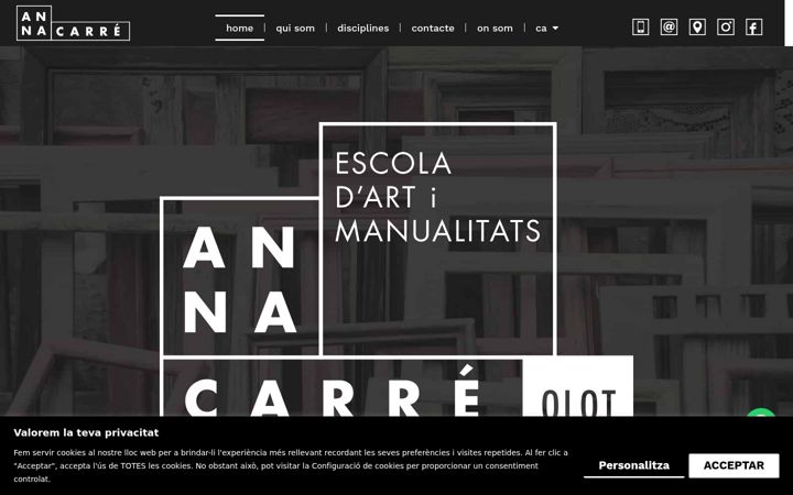 Екранна снимка на annacarre.com