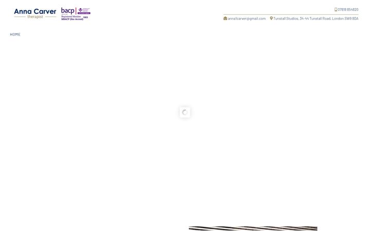 Screenshot of annacarvertherapist.co.uk