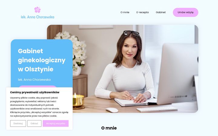 Screenshot of annachorzewska.pl